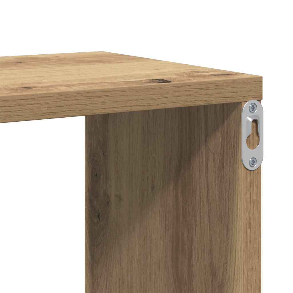 Wandregale Weiß 104x20x58,5 cm Holzwerkstoff