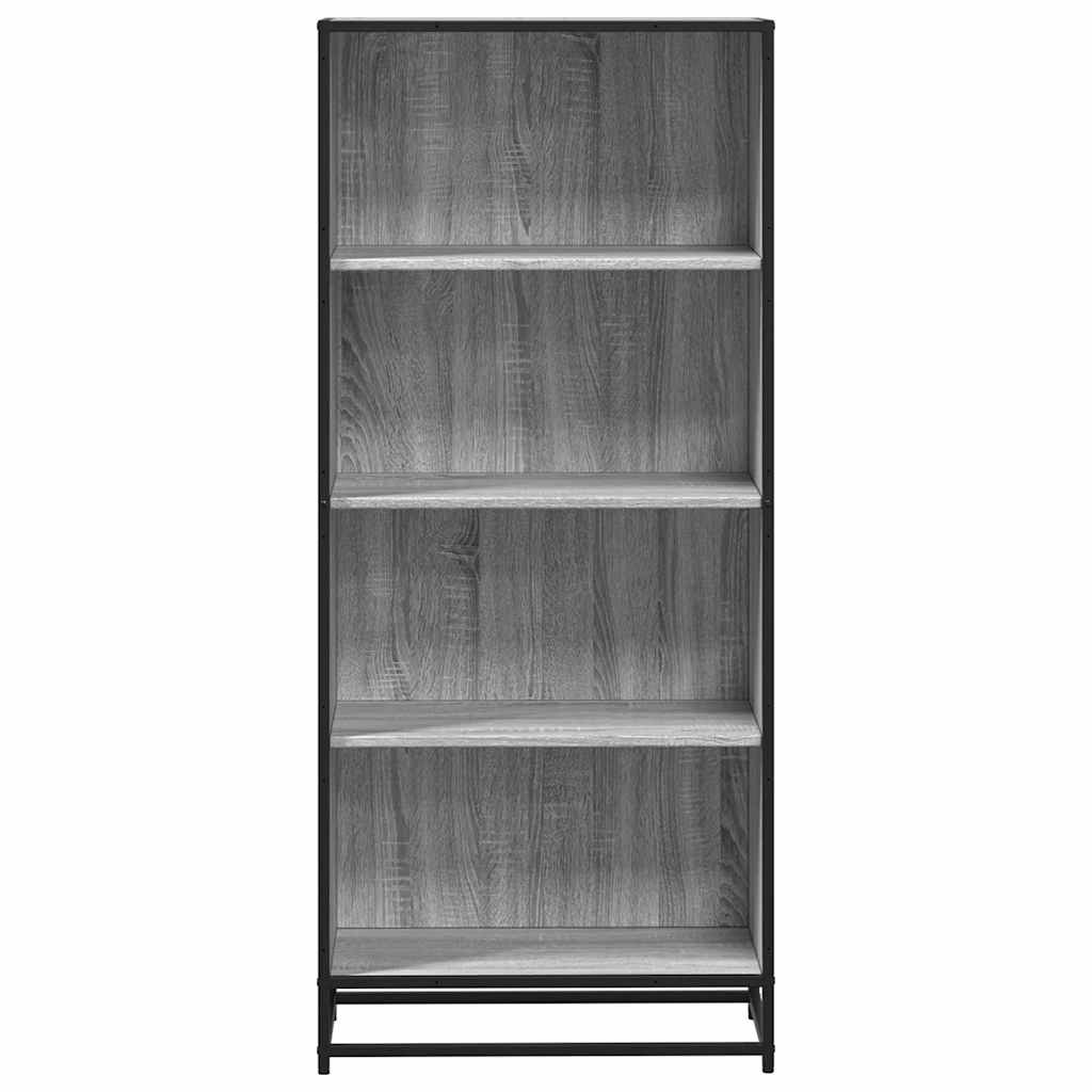 Bücherregal Schwarz 60x35x139 cm Holzwerkstoff