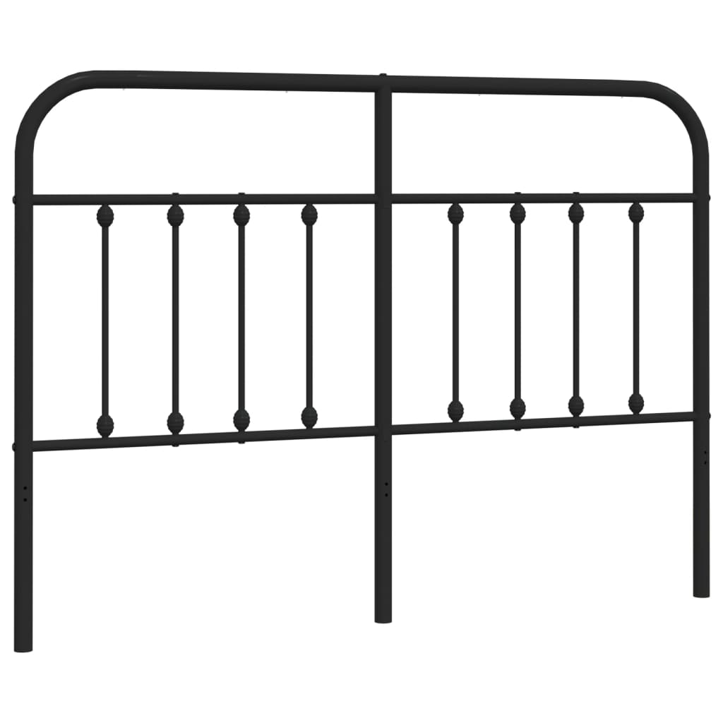 Ersatz-Kopfteil Metall Schwarz 75 cm