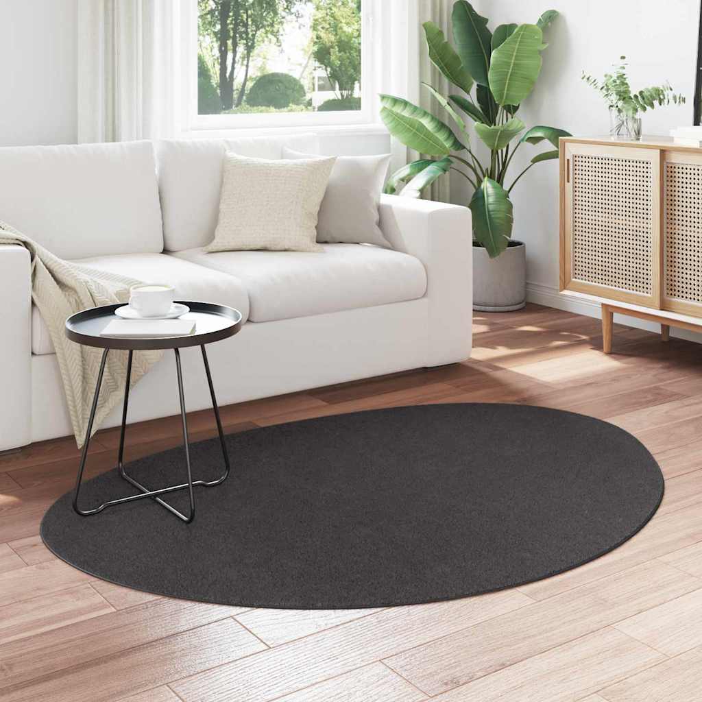 Bereichsteppiche HUARTE Anthrazit 100 x 200 cm Polyester