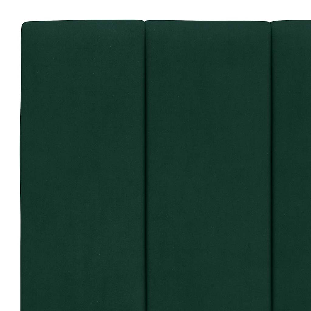 Bett mit Matratze "Hanko" Hellgrau 80x200 cm Samt