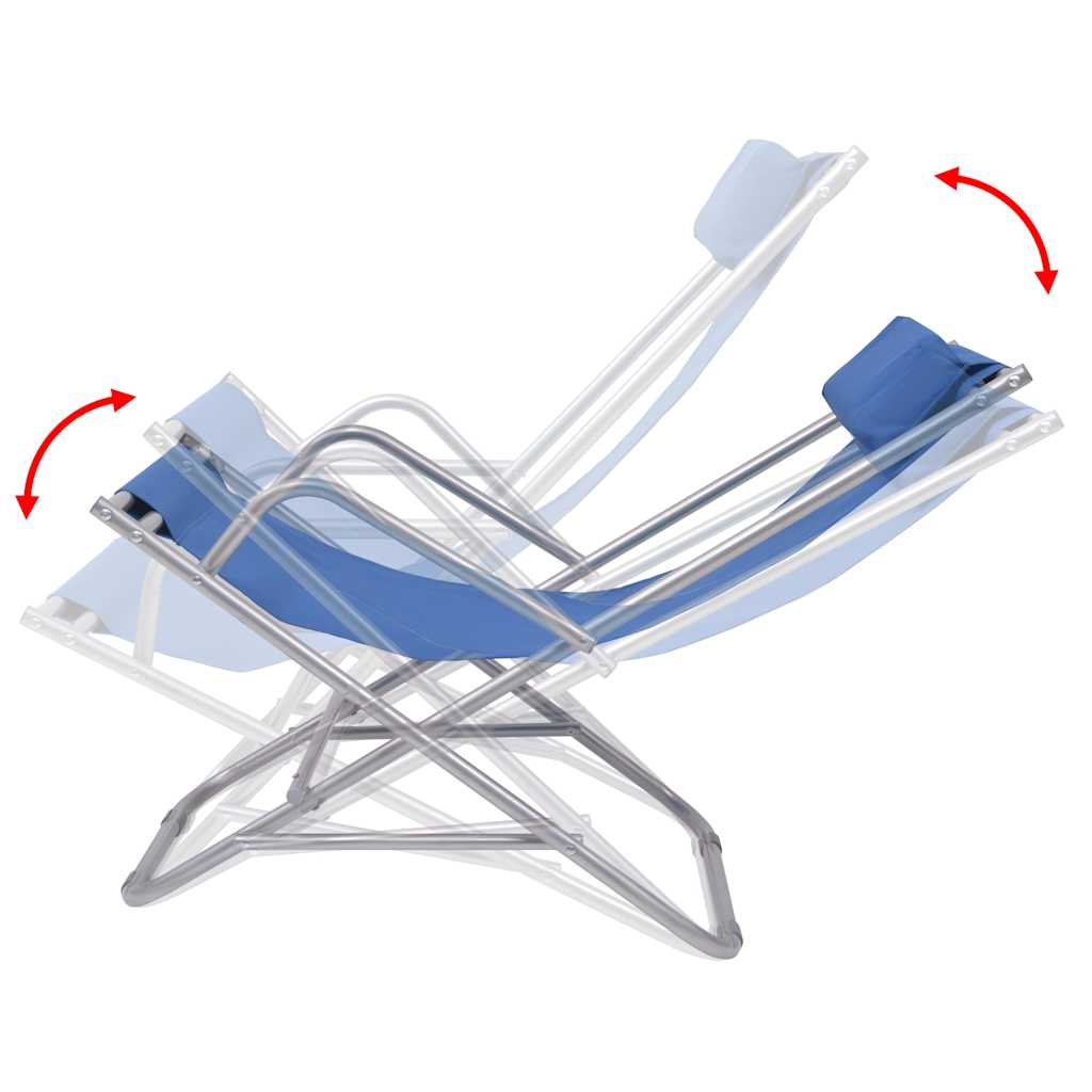 Schaukelstühle 2 Stk. Stahl Grün