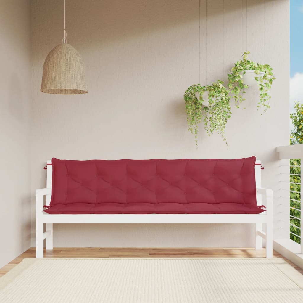 Gartenbank-Auflagen 2 Stk. Königsblau 100x50x7 cm Oxford-Gewebe