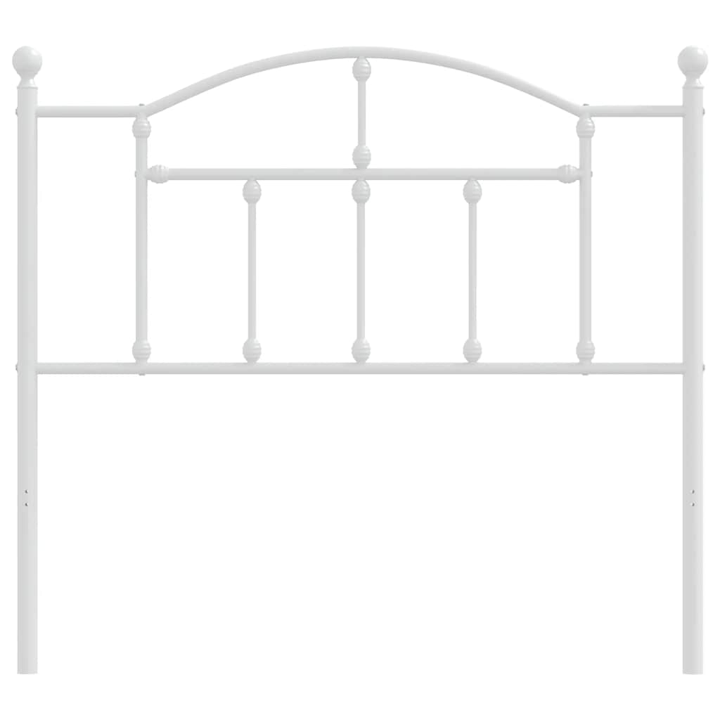 Ersatz-Kopfteil Metall Schwarz 90 cm