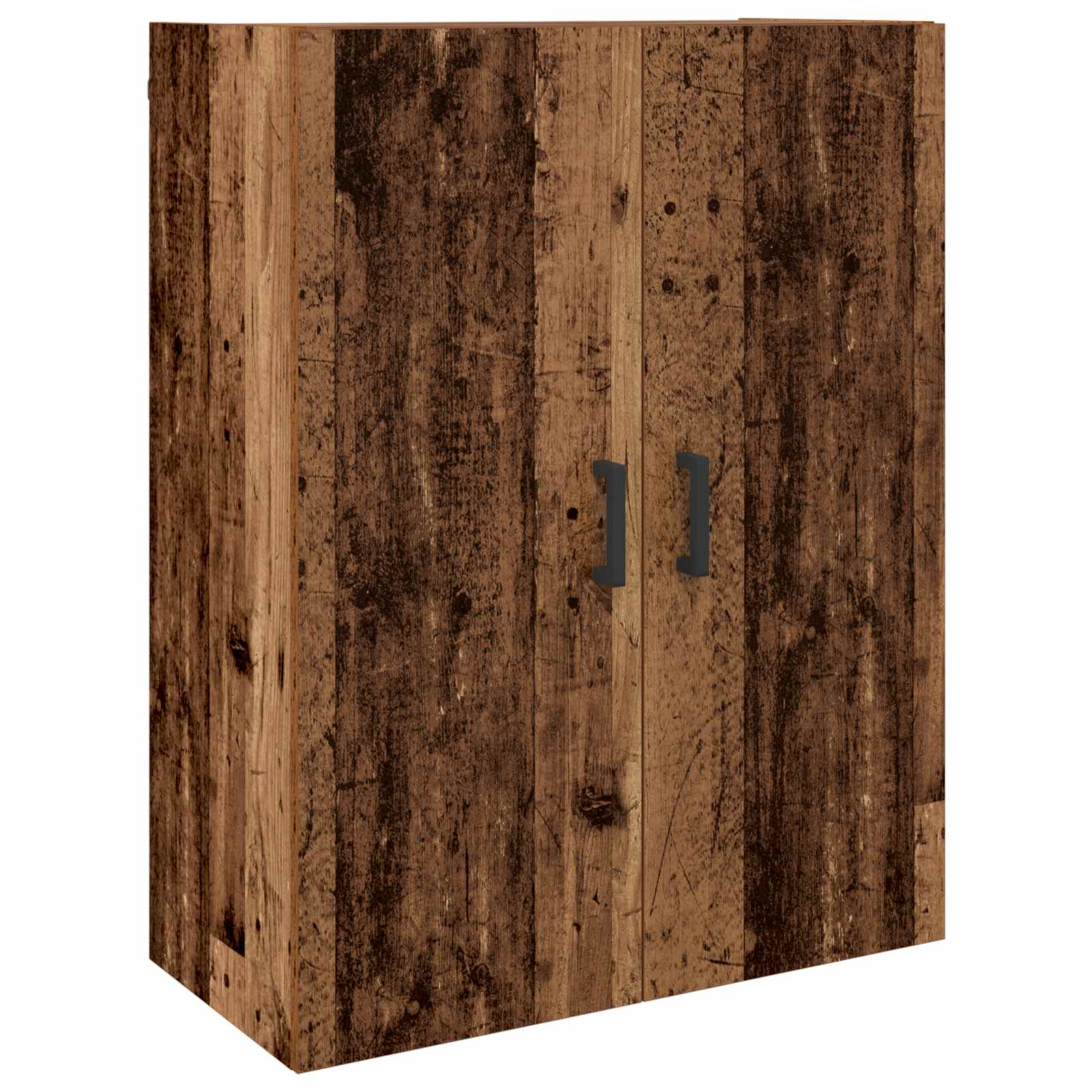 Highboard Betongrau 69,5x34x180 cm Holzwerkstoff
