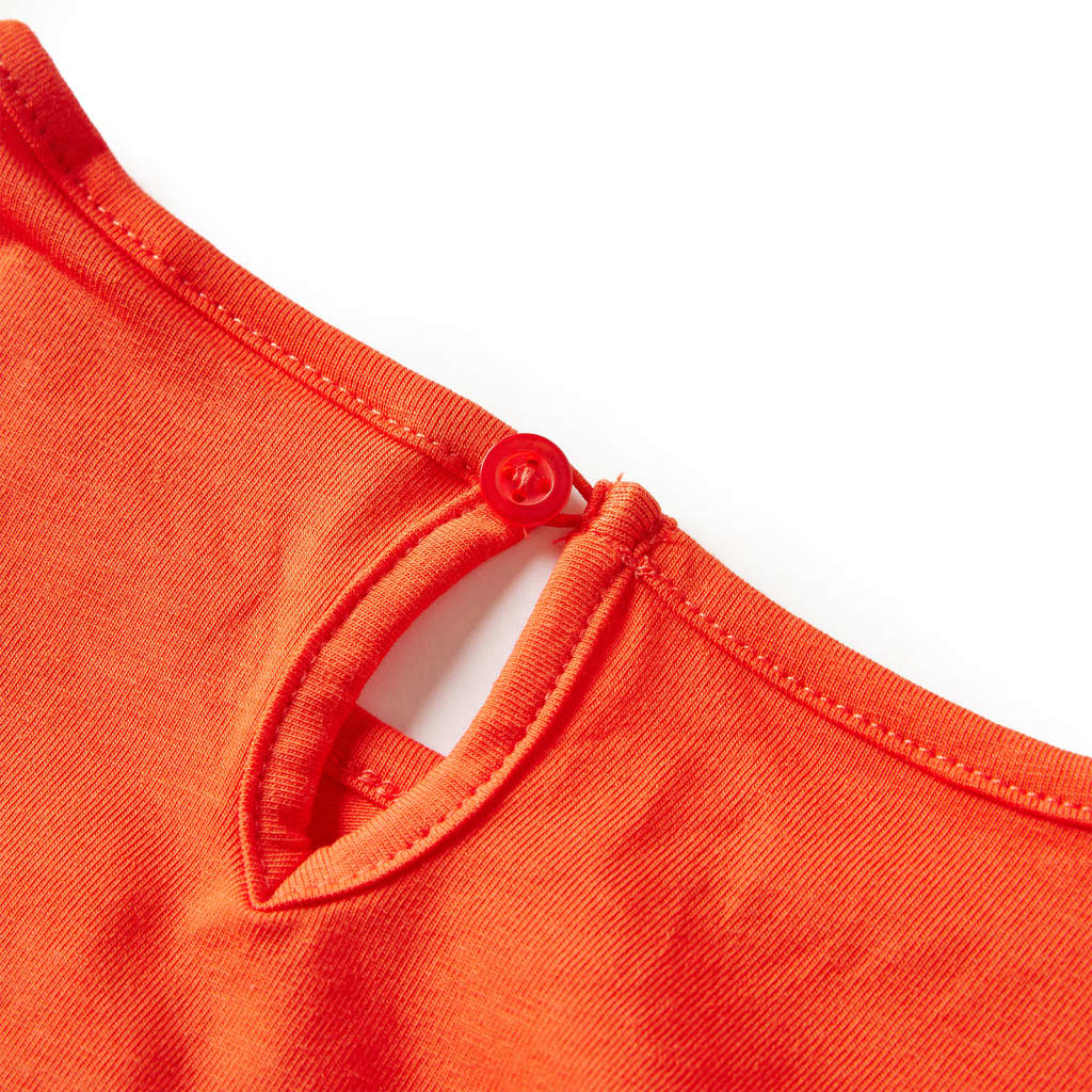 Kinder-Langarmshirt Dunkles Ocker 128