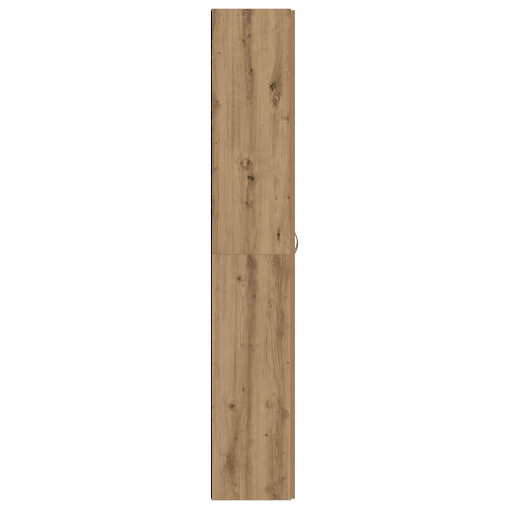 Aktenschrank Weiß 60x32x153 cm Holzwerkstoff
