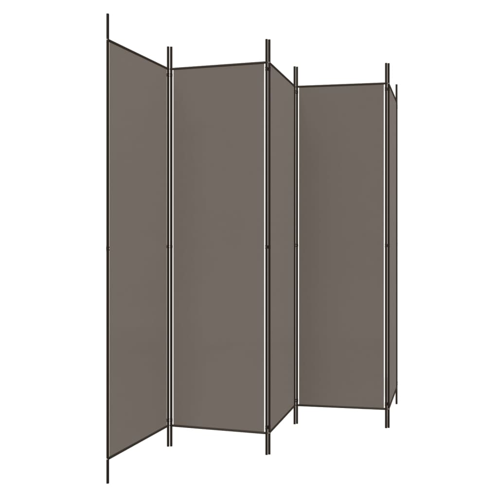 3-tlg. Paravent Schwarz 150x200 cm Stoff