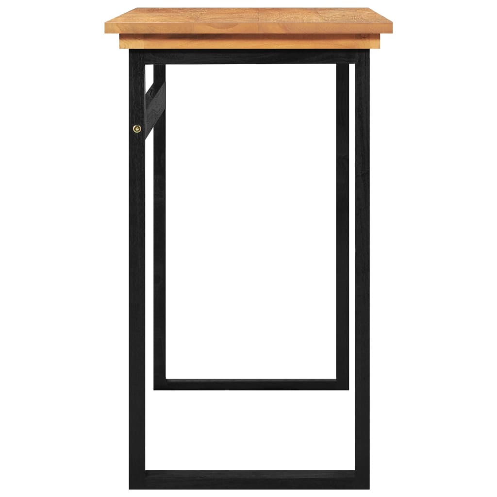 Schreibtisch 120x45x75 cm Massivholz Teak
