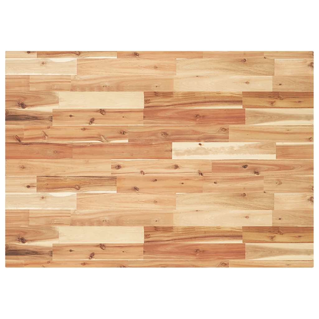 Tischplatte Rechteckig 60x50x2 cm Massivholz Akazie