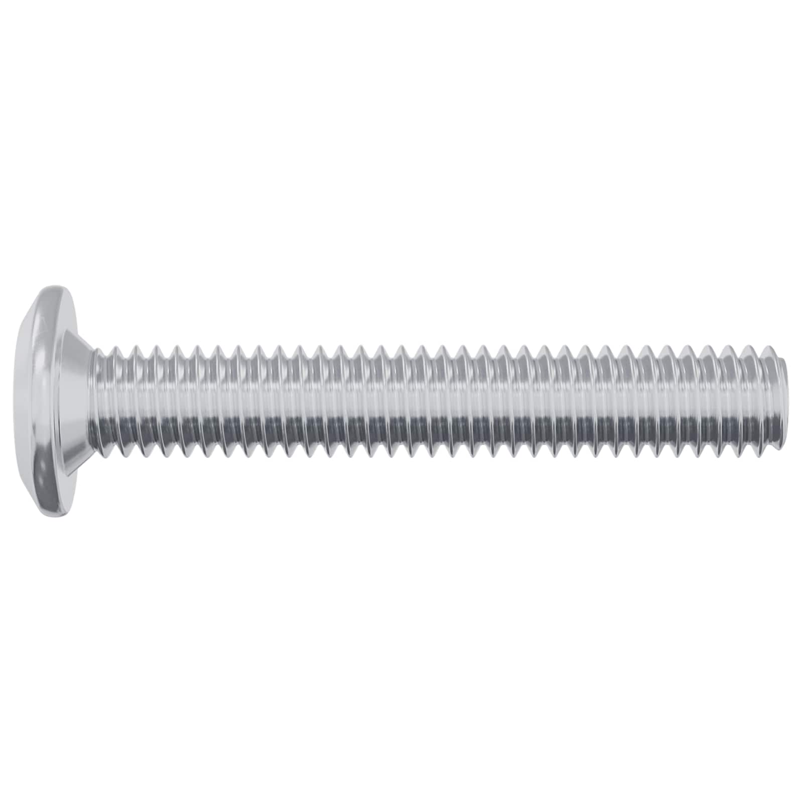 Kopf-Sicherungsschraube 2 pcs Silber M6 x 15 mm Stahl