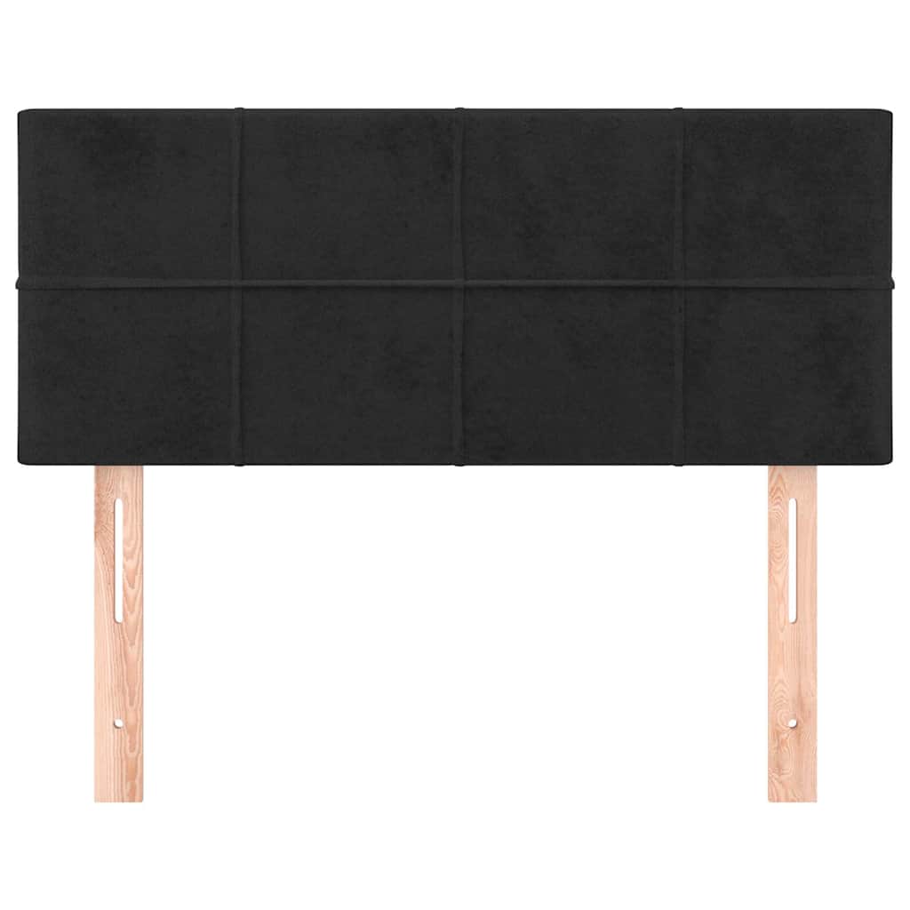 Kopfteil Hellgrau 80x5x118/128 cm Samt