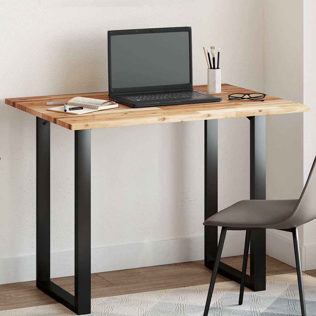Tischplatte Rechteckig 60x50x2 cm Massivholz Akazie