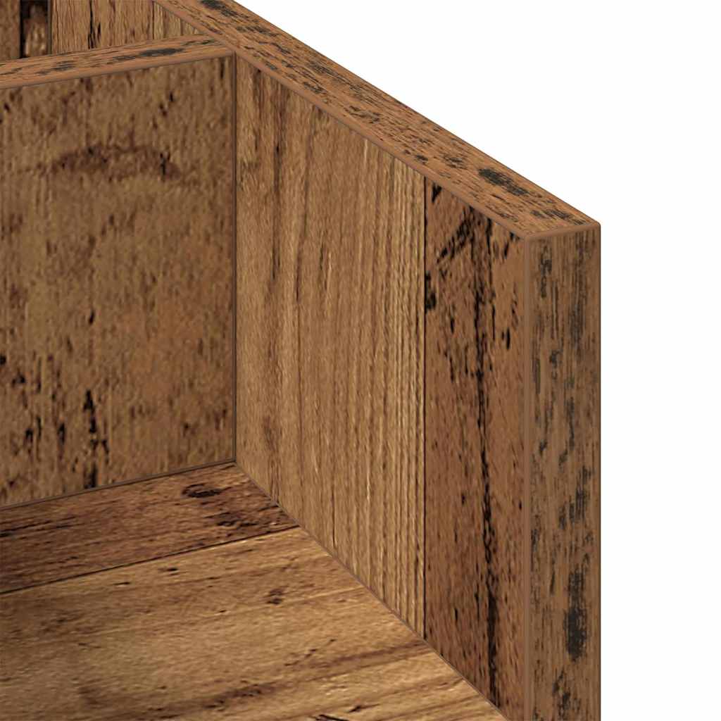 Schreibtisch-Organizer Weiß 44,5x24x25 cm Holzwerkstoff