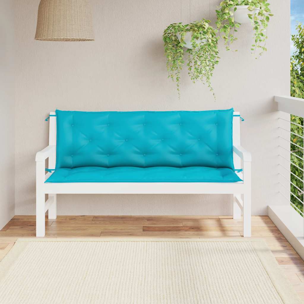 Gartenbank-Auflage Anthrazit 100x(50+50)x7 cm Oxford-Gewebe