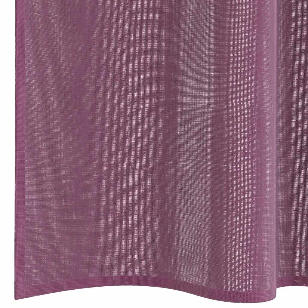 Voile Vorhänge mit Ösen 2 Stk. Apfelgrün 140x140 cm