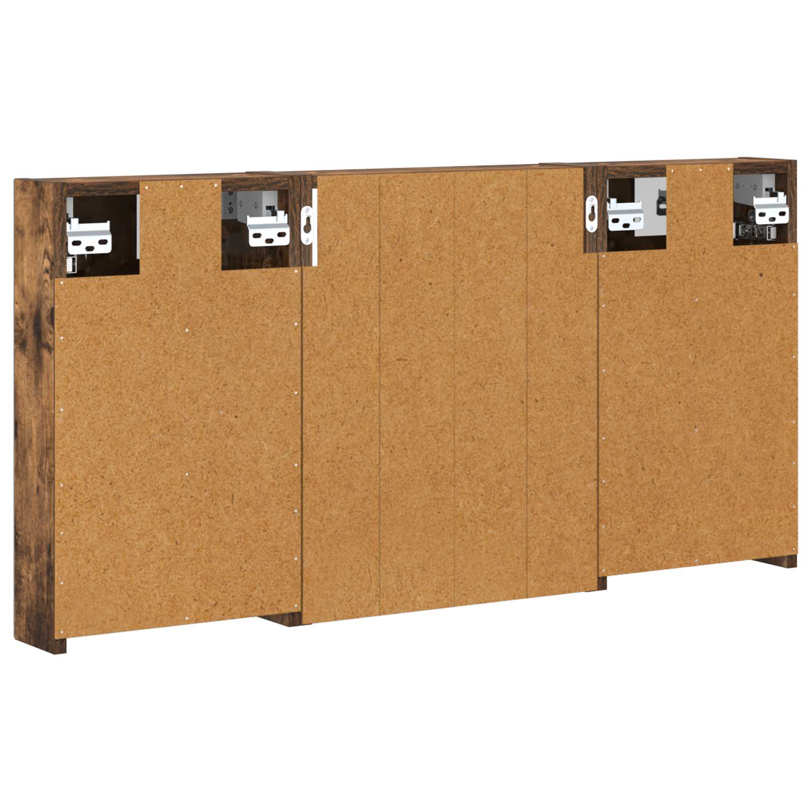 Badezimmerschrank-Set 3 pcs 80 x 10,5 x 50 cm Holzwerkstoff
