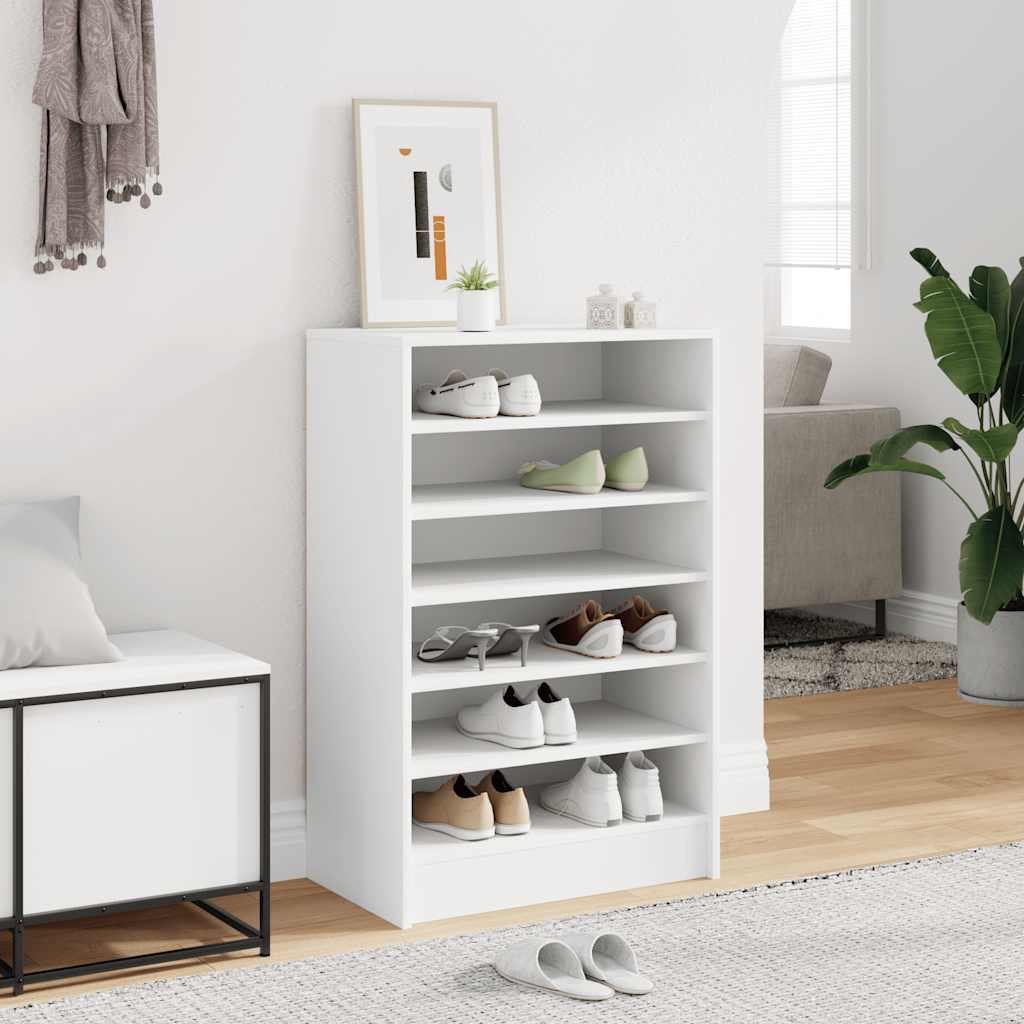 Schuhschrank Weiß 60x35x70 cm Holzwerkstoff