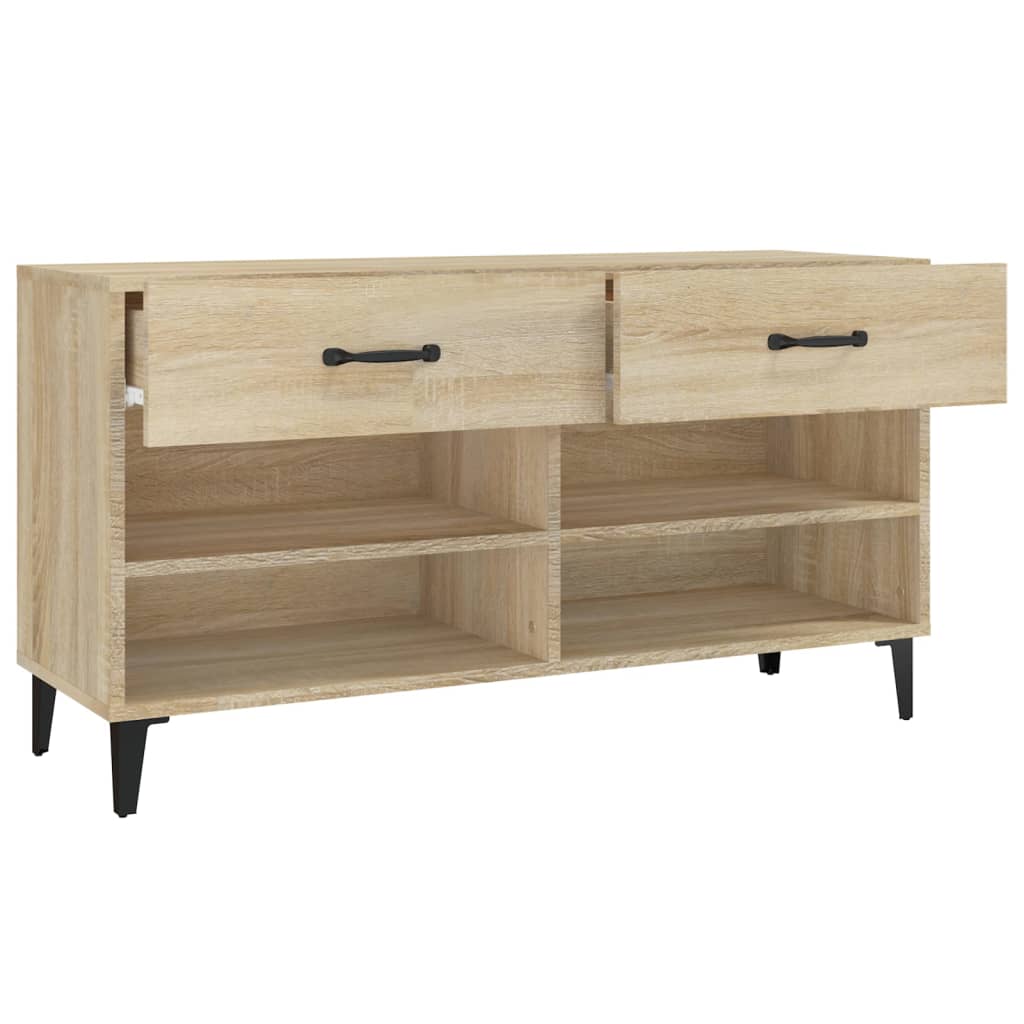 Schuhschrank Weiß 102x35x55 cm Holzwerkstoff