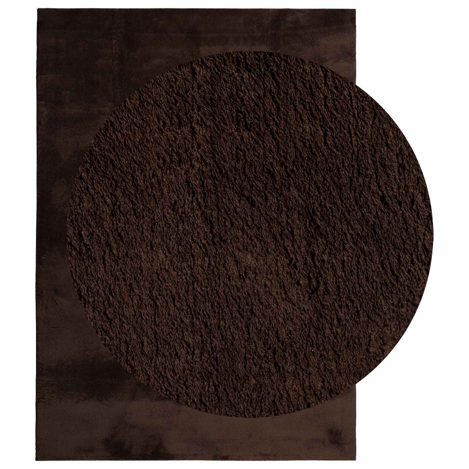 Teppich HUARTE Kurzflor Weich und Waschbar Anthrazit 60x110 cm