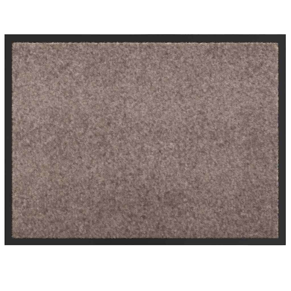 Fußmatte Anthrazit 60 x 40 x 1,2 cm Teddystoff
