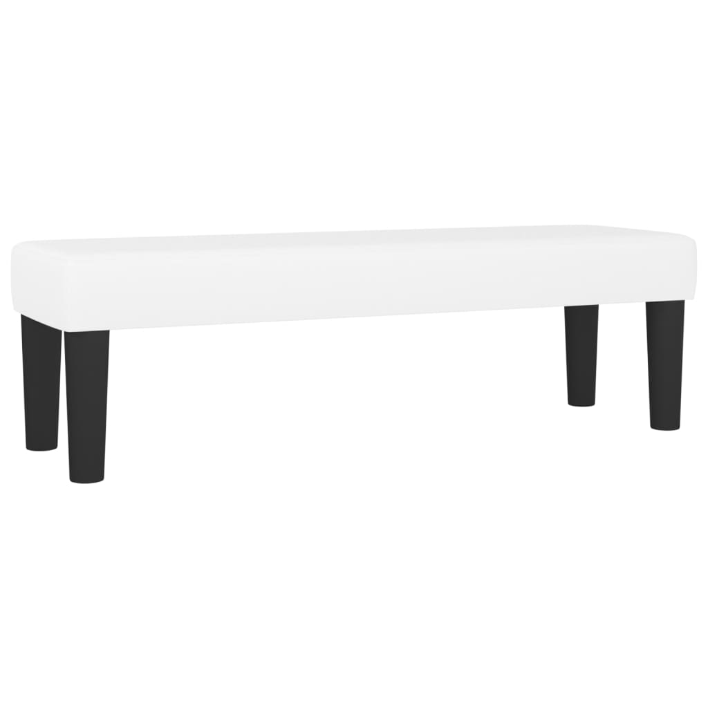 Sitzbank Grau 70x30x30 cm Kunstleder