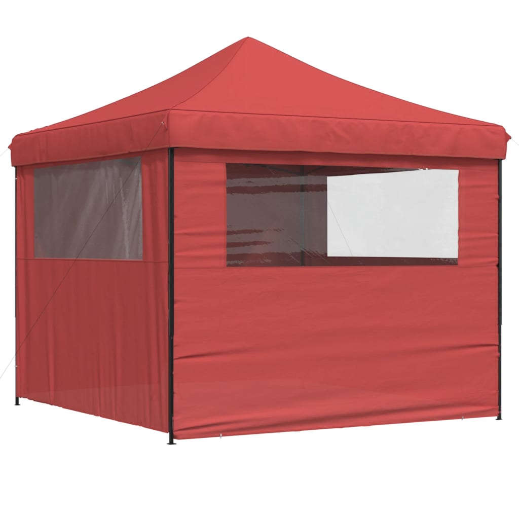 Partyzelt Faltbar Pop-Up Schwarz 292x292x315 cm