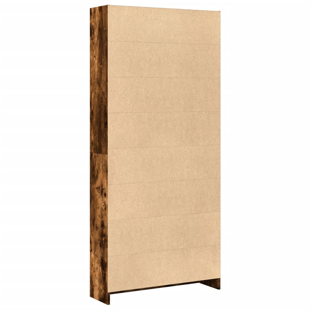 Bücherregal Weiß 40x24x75 cm Holzwerkstoff