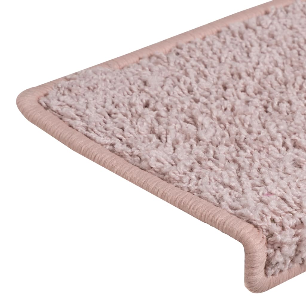 Stufenmatten 15 Stk. 65x21x4 cm Grau Rechteckiger Rand