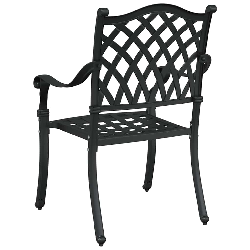 Gartenstuhl 2 pcs Bronze 56 x 55 x 92,5cm Aluminium