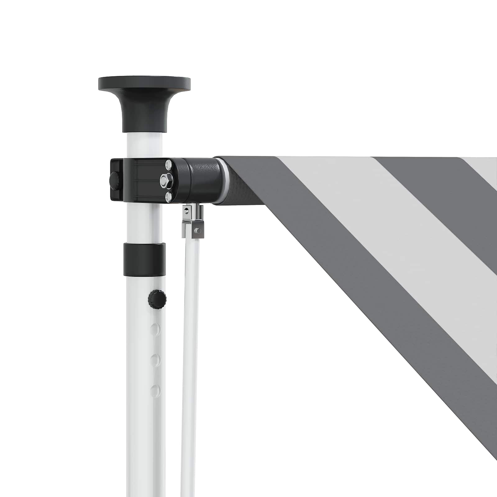 Einziehbare Markise Handbetrieben 150 cm Anthrazit