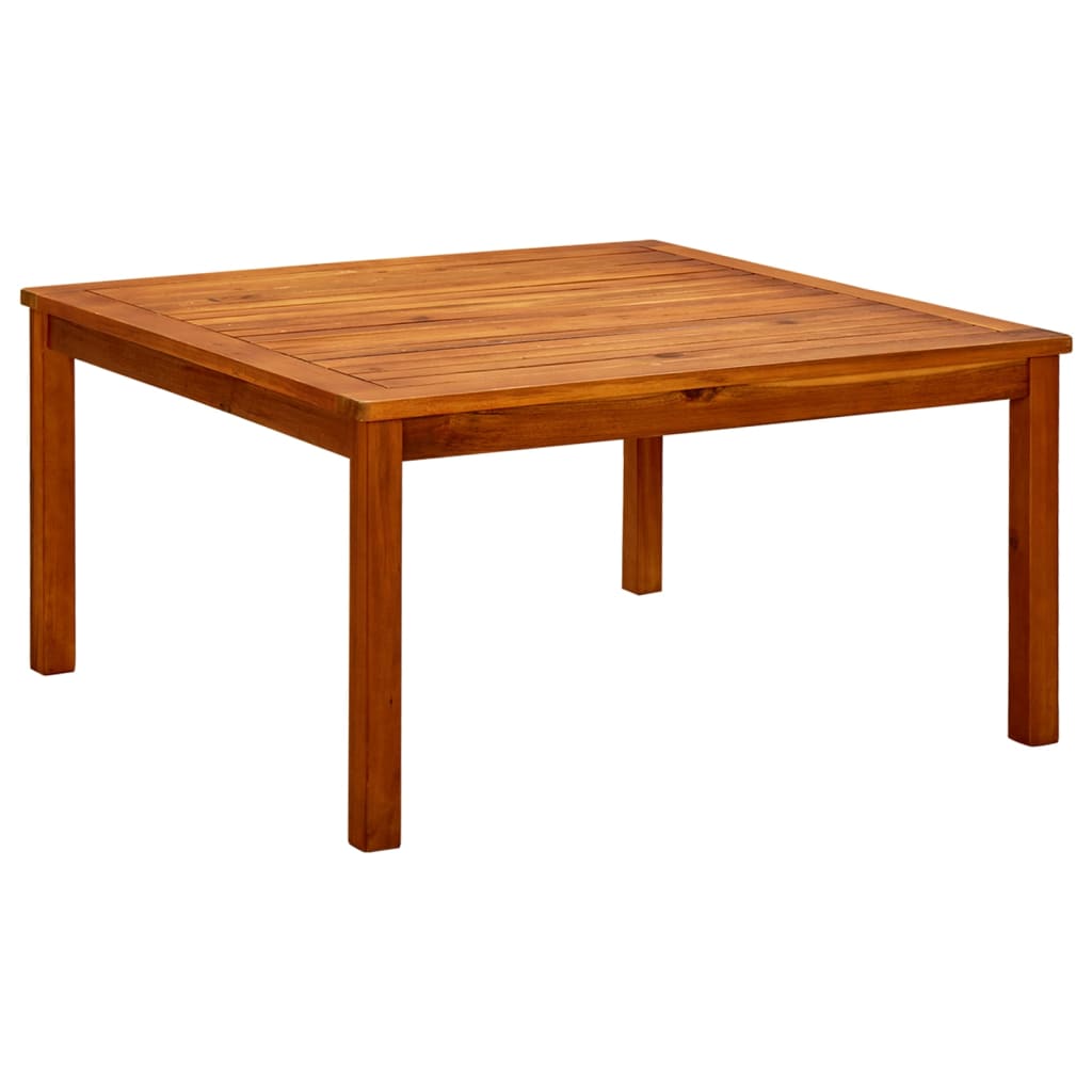 Couchtisch Helles Akazienholz 45 x 45 x 36 cm Massivholz Akazie