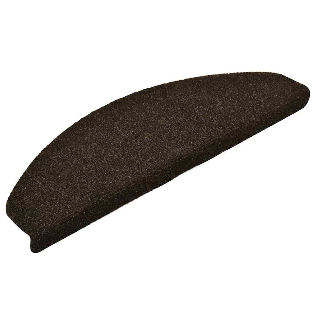 Stufenmatten Selbstklebend 15 Stk. 56x17x3 cm Hellbraun Halbrund
