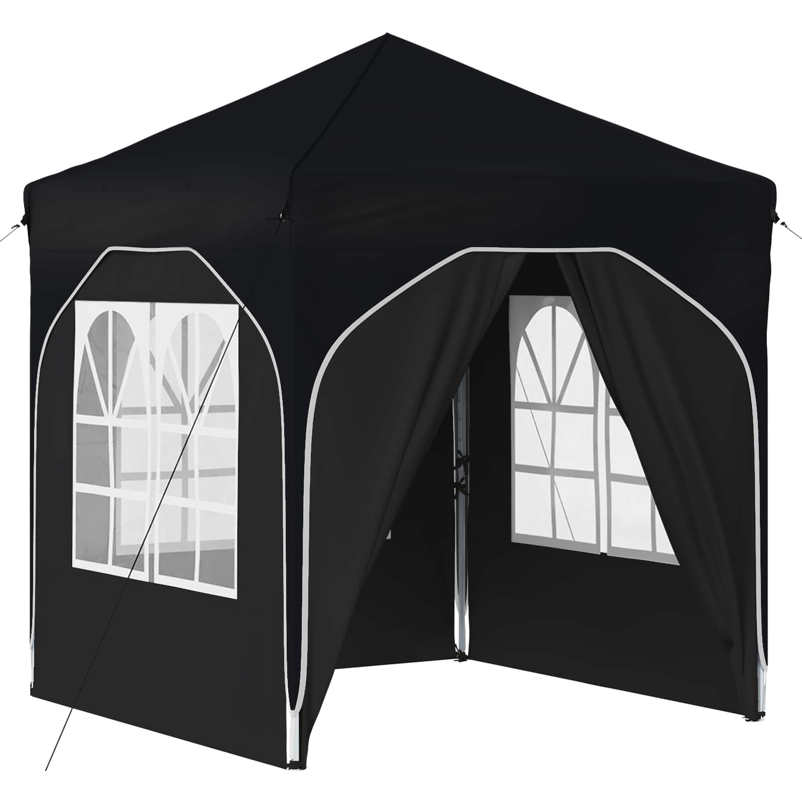 Pop-up Partyzelt 194 x 194 x 245 cm Creme