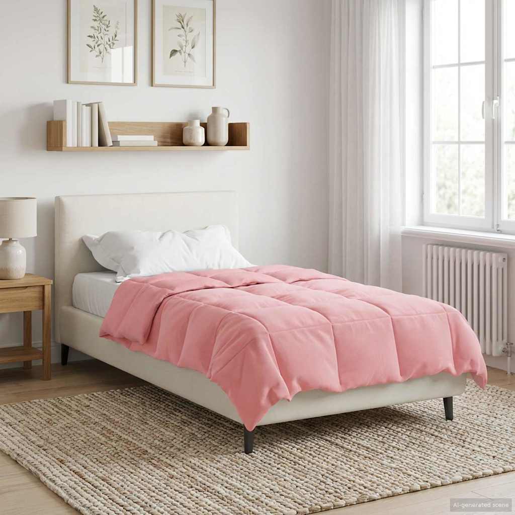Sommerdecke Gesteppt Anthrazit 135 x 200 cm Mikrofaser