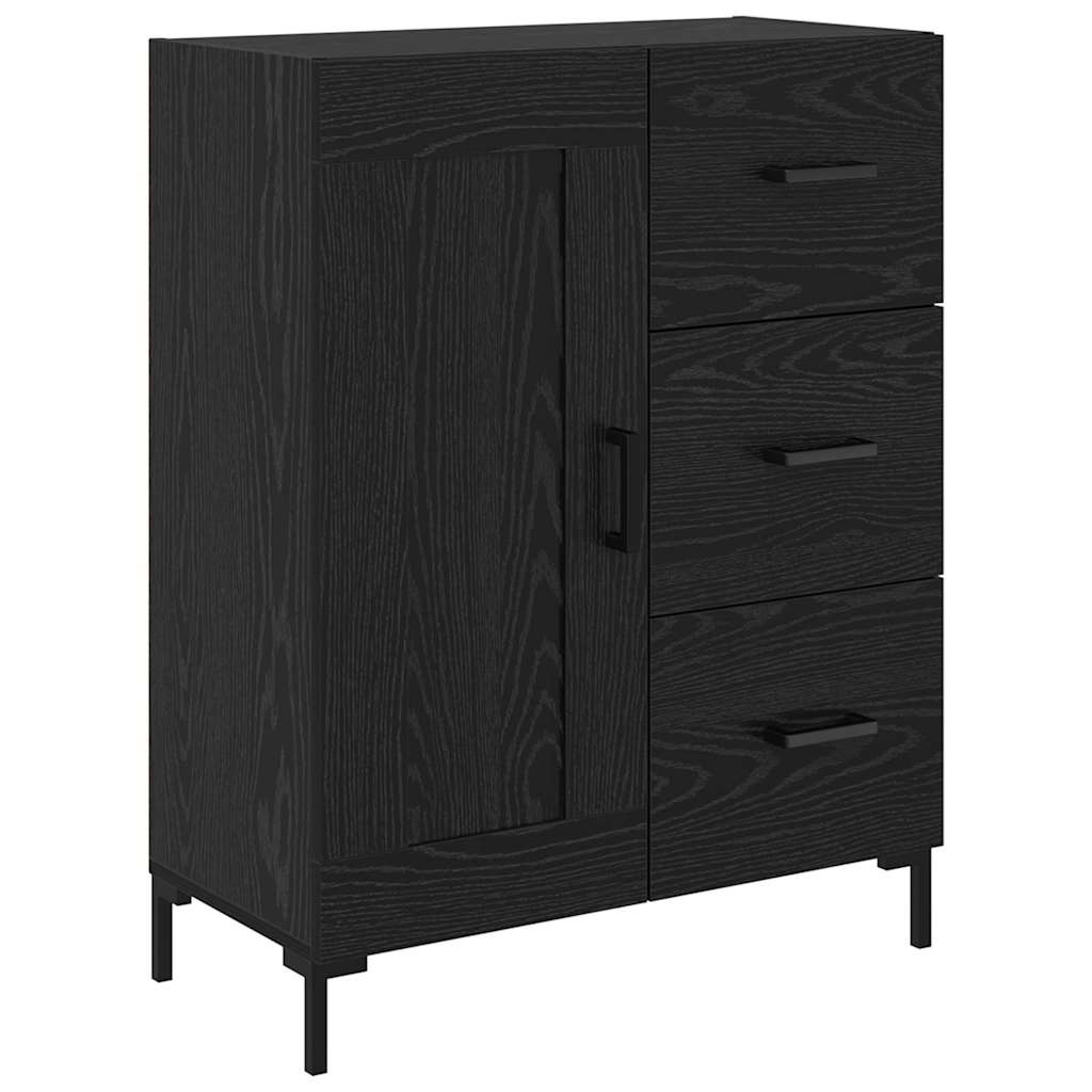 Highboard Hochglanz-Weiß 69,5x34x180 cm Holzwerkstoff