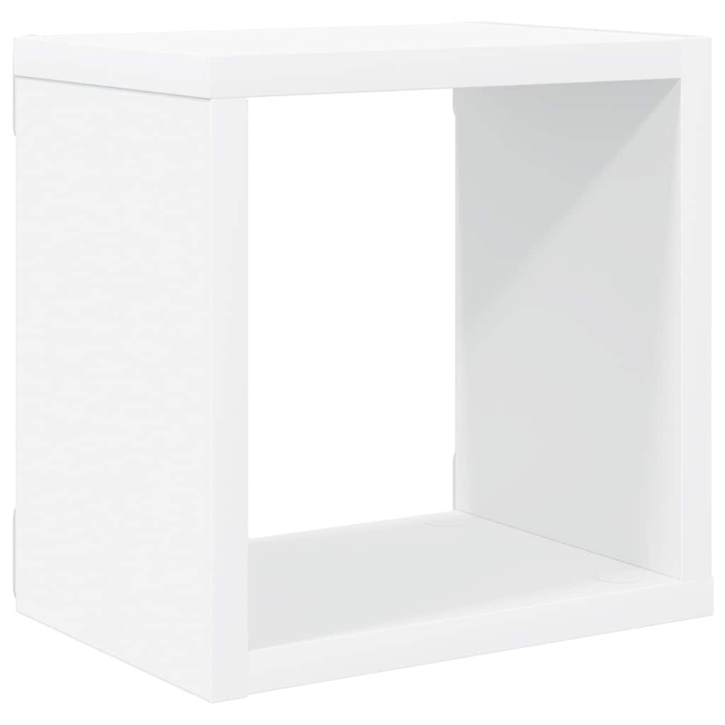 Würfelregale 2 Stk. Weiß 30x15x30 cm