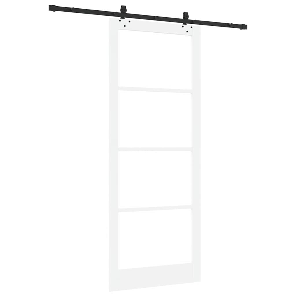 Schiebetür ORKDAL Natürlich und Schwarz 61 x 198,5 cm