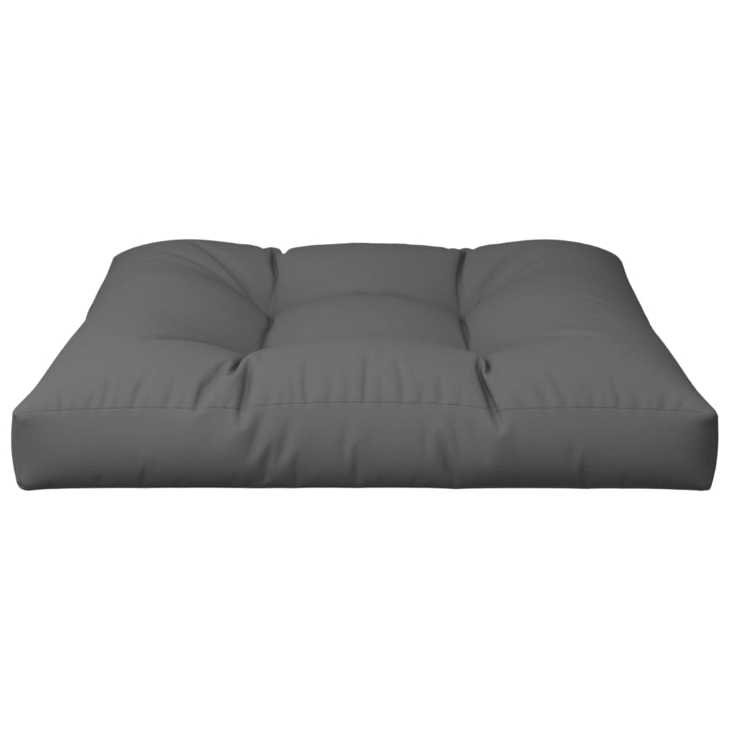 Palettenkissen Anthrazit 50x50x12 cm Stoff