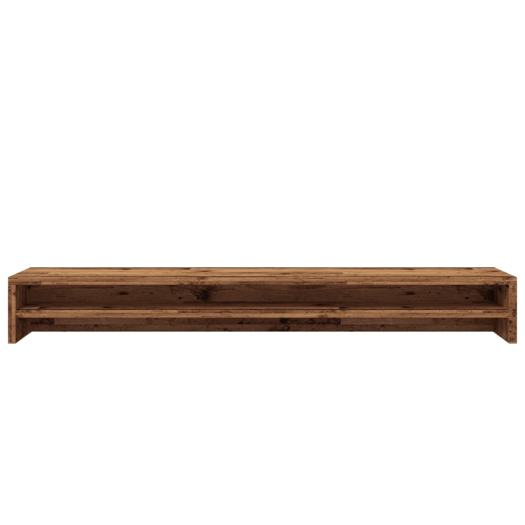Monitorständer Weiß 100x24x13 cm Holzwerkstoff