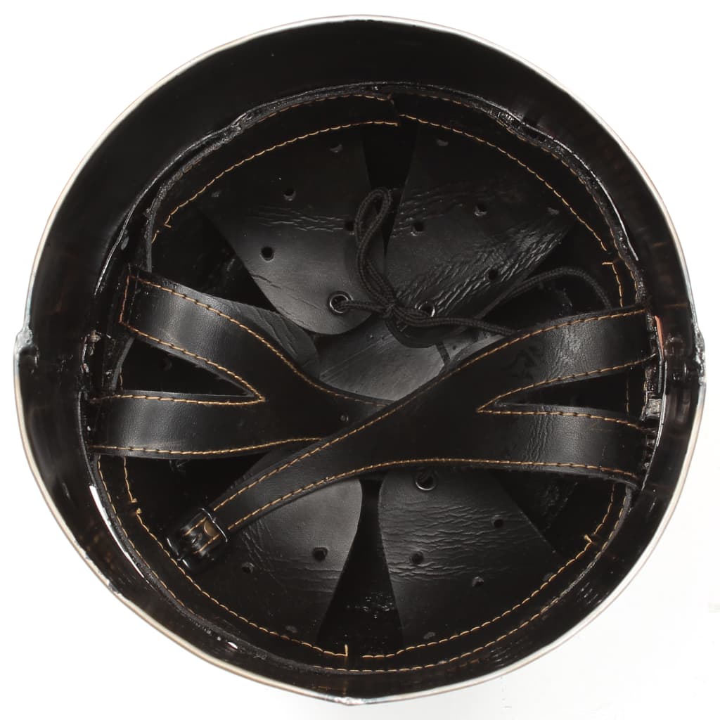 Preußische Pickelhaube Antik Replik für LARP Schwarz Stahl