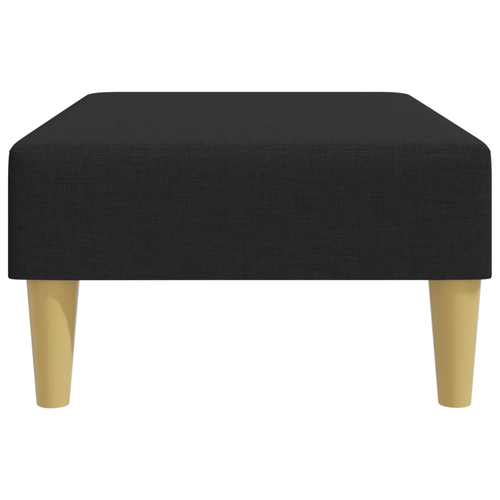 Fußhocker Hellgrau 77x55x31 cm Stoff