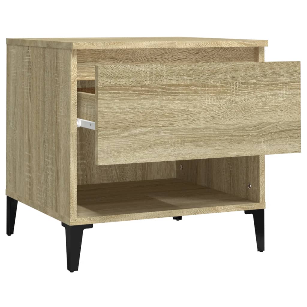 Beistelltisch Weiß 50x46x50 cm Holzwerkstoff