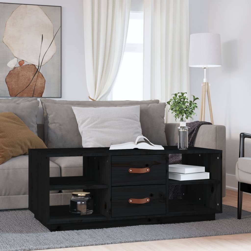 Couchtisch 100x50x41 cm Massivholz Kiefer