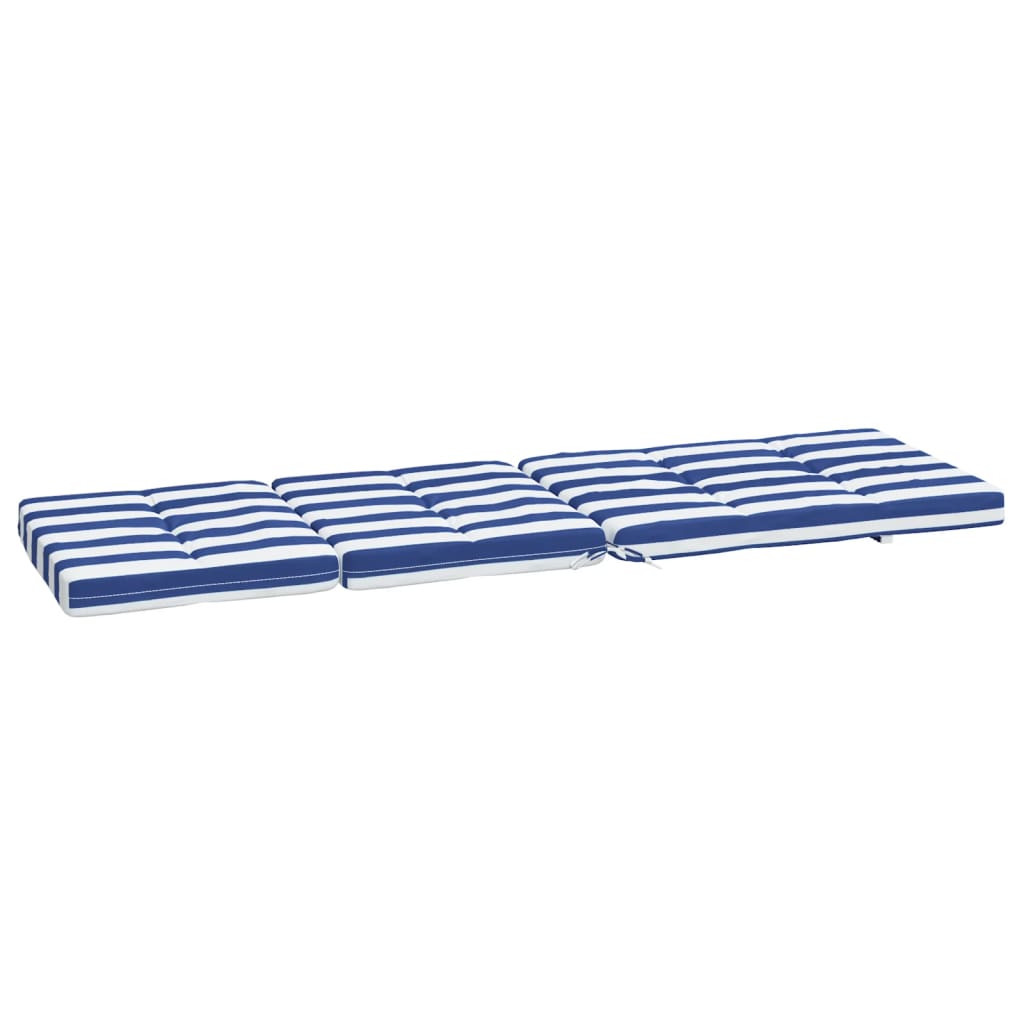 Liegestuhl-Auflagen 2 Stk. Creme Oxford-Gewebe