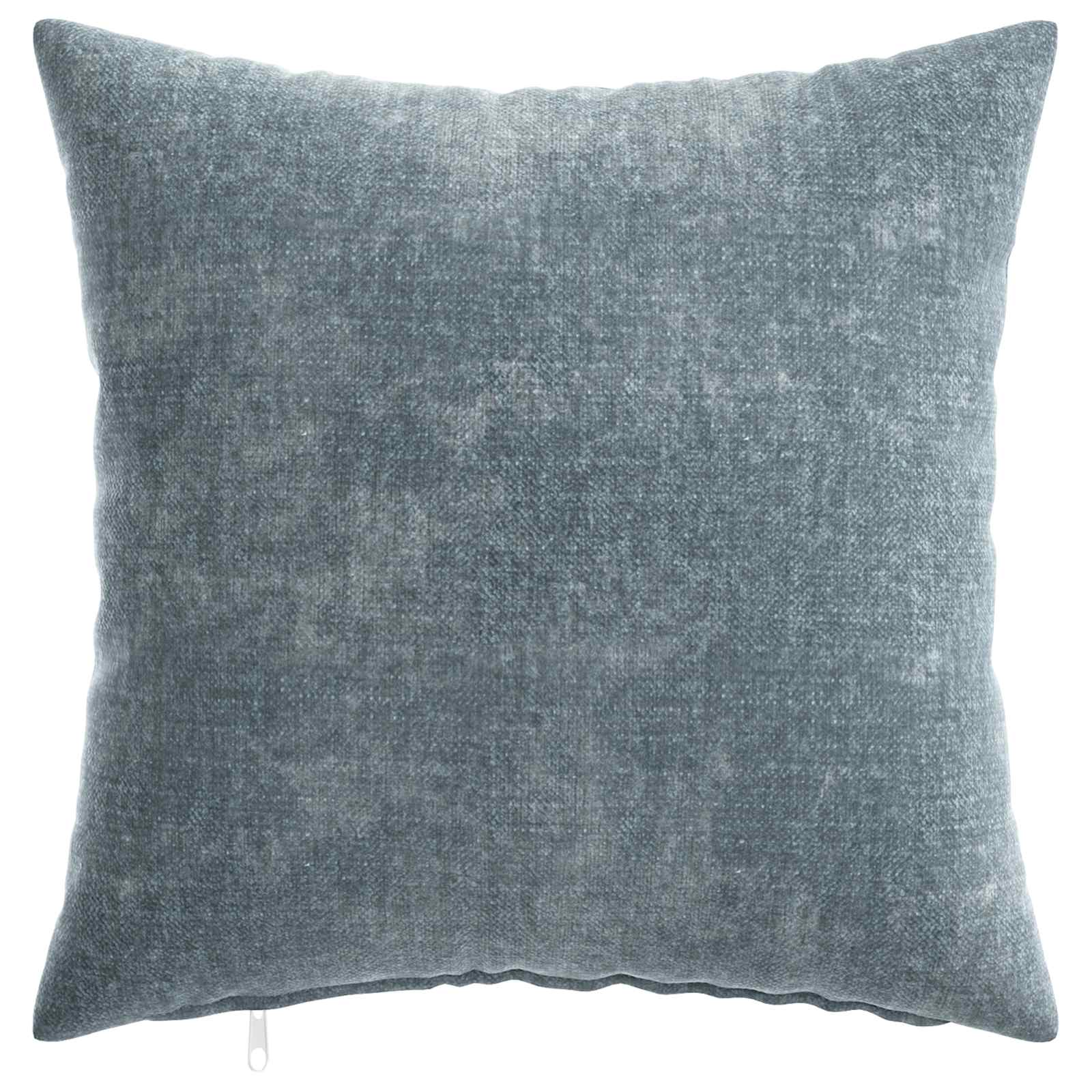 Kissenbezug 6 Stk. HEERLEN Dunkelgrau 30 x 30 cm Chenille-Stoff