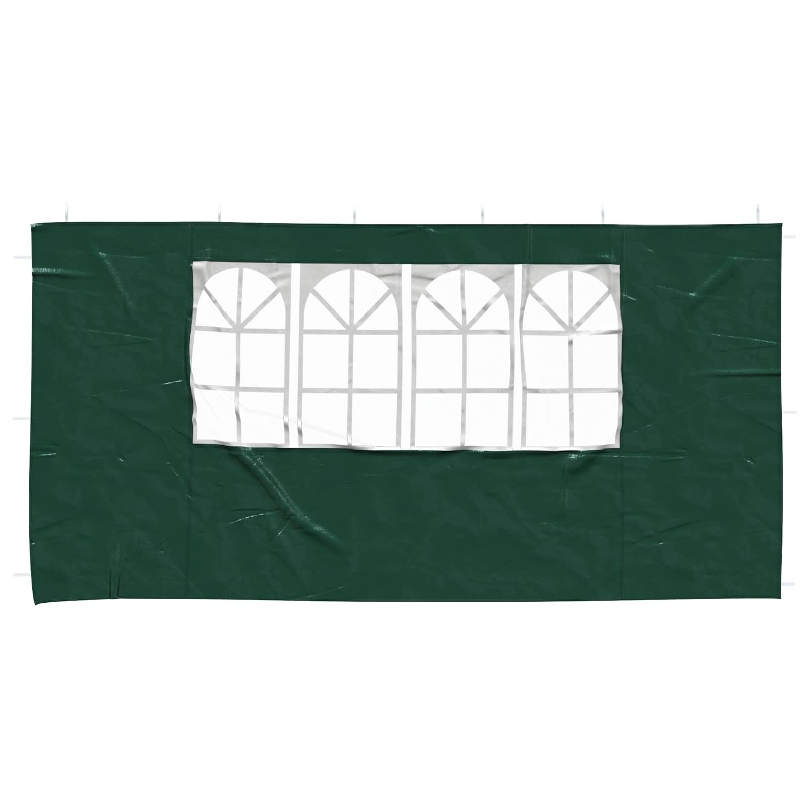 Party Zelt Seitenteil 2 pcs 300 x 195 cm Rot PE und Stahl