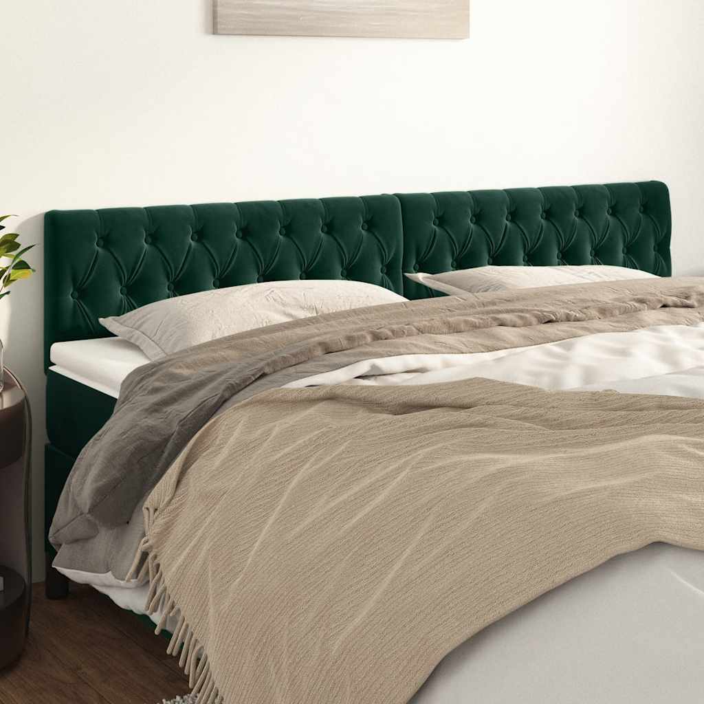 Kopfteil Hellgrau 80x7x118/128 cm Samt