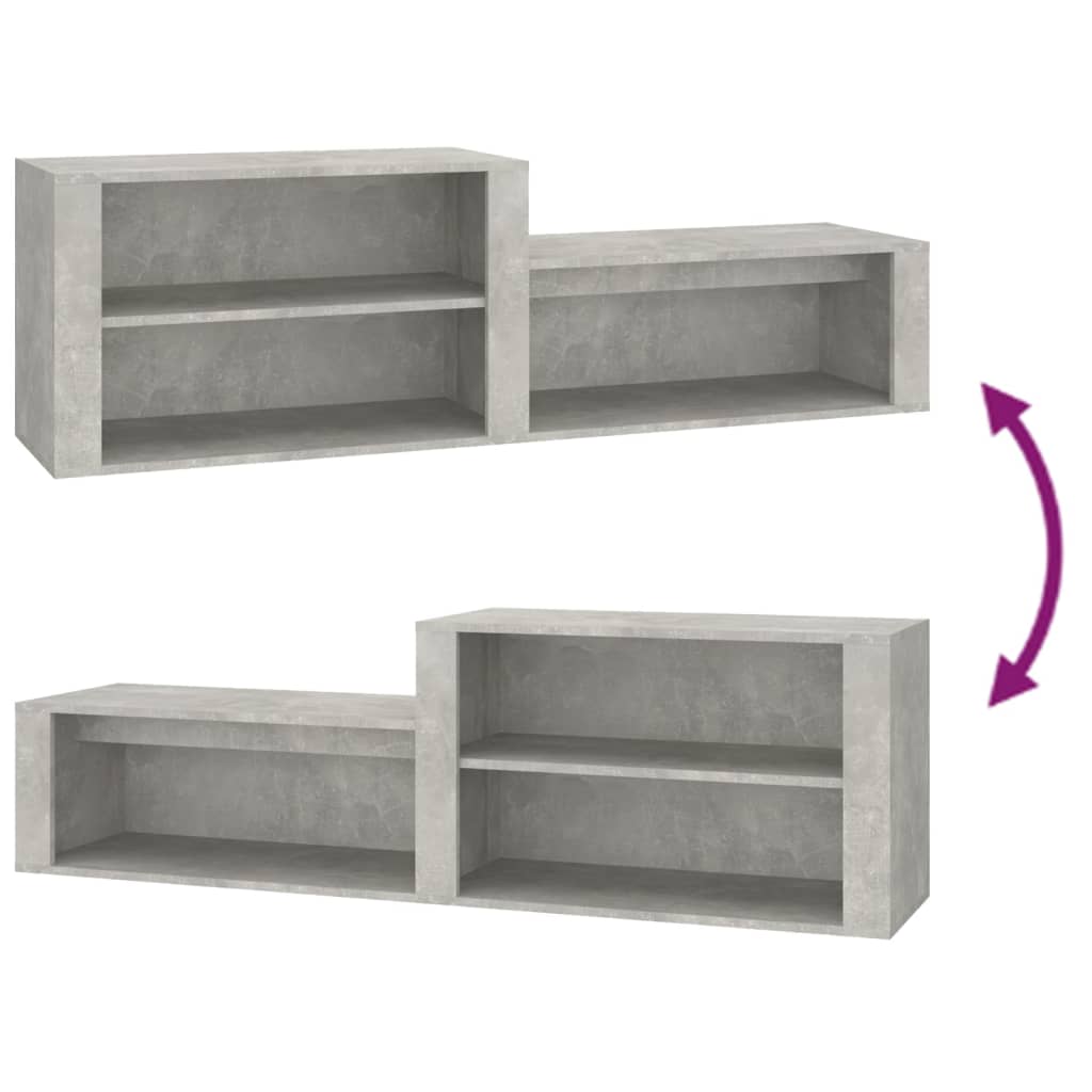 Schuhschrank Weiß 150x35x45 cm Holzwerkstoff