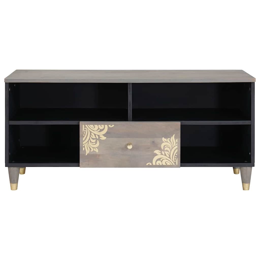 TV-Schränk Honigbraun 100 x 33 x 46 cm Massivholz Mango